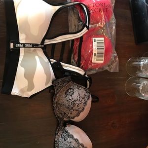 Victoria’s Secret and pink bras